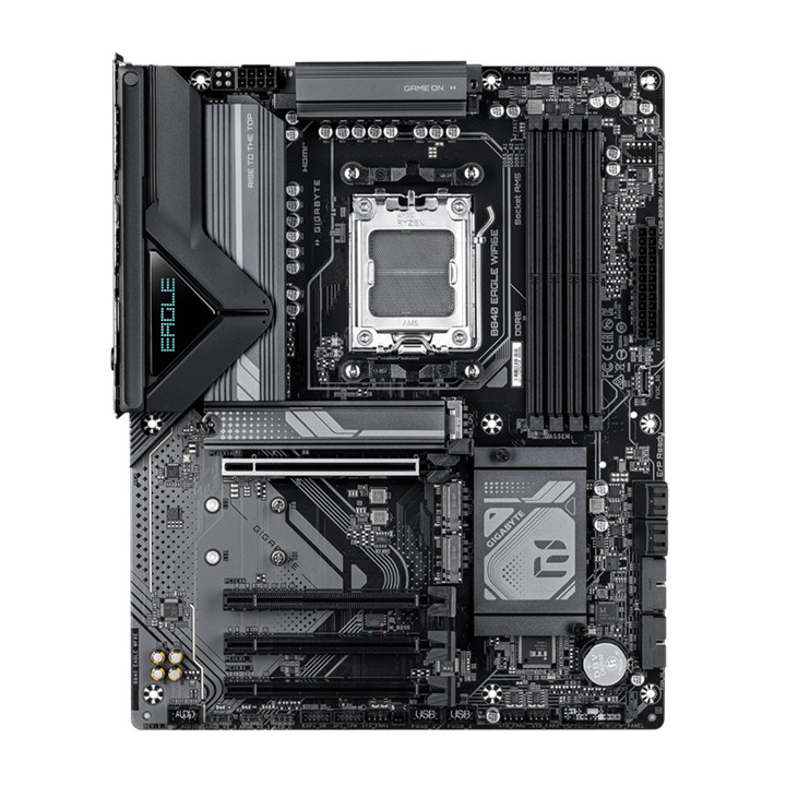 Дънна платка GIGABYTE B840 EAGLE WiFi6E, AMD B840, DDR5, 4xM.2, 4xSATA, WiFi 6E, Bluetooth 5.3 - B840 EAGLE WF6E - 2