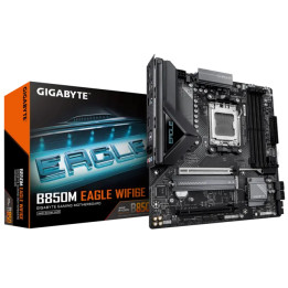 Дънна плата GIGABYTE B850M EAGLE WiFi6E, AMD AM5 Socket, DDR5, PCIe 5.0, Wi-Fi 6E - B850M EAGLE WF6E - 1
