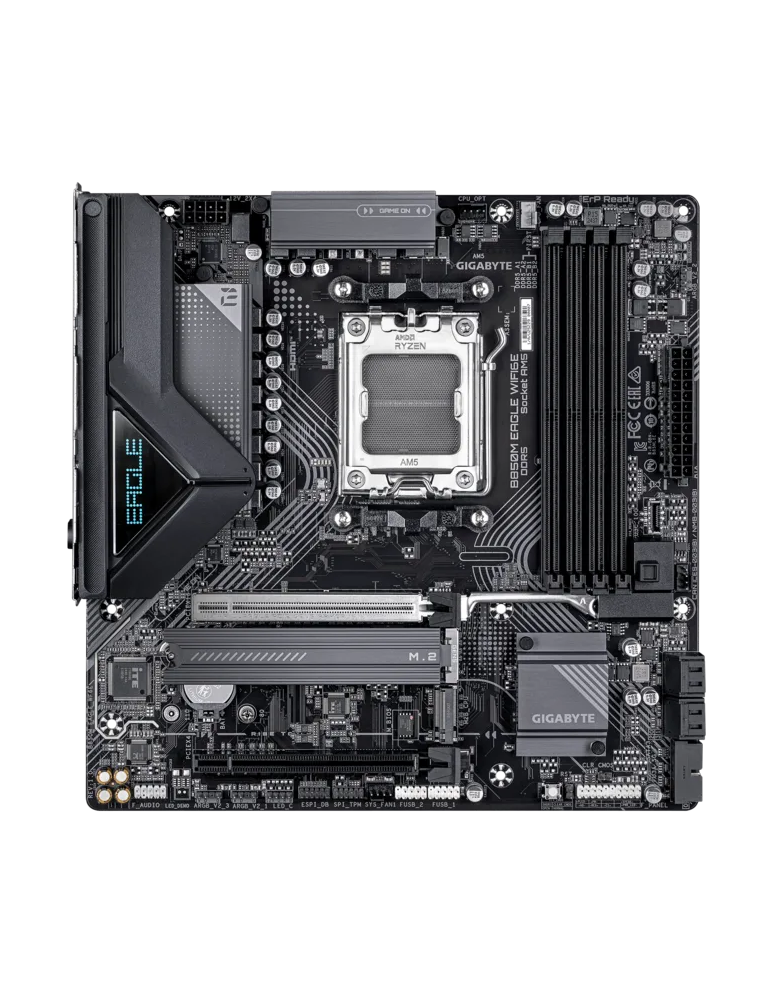 Дънна плата GIGABYTE B850M EAGLE WiFi6E, AMD AM5 Socket, DDR5, PCIe 5.0, Wi-Fi 6E - B850M EAGLE WF6E - 2