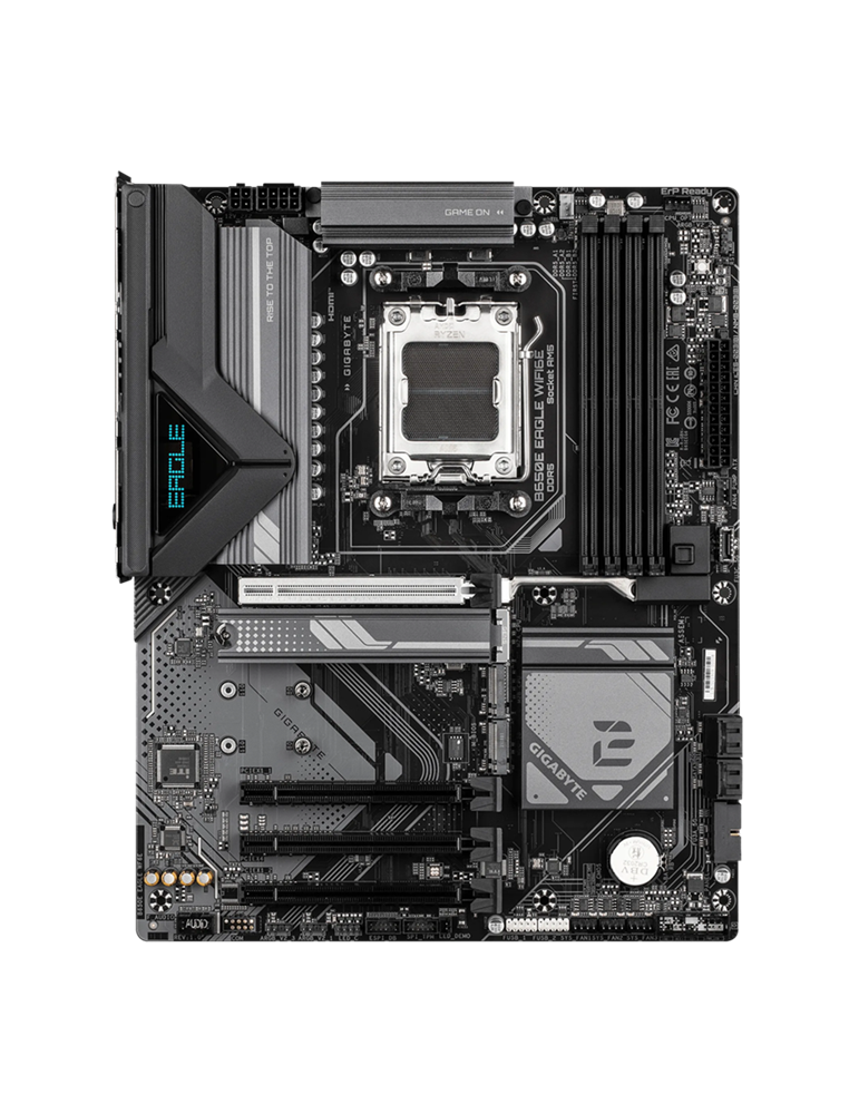 Дънна платка GIGABYTE B650E EAGLE WiFi6E, AMD Socket AM5, DDR5, ATX, Wi-Fi 6E, 2.5GbE LAN - B650E EAGLE WF6E - 2