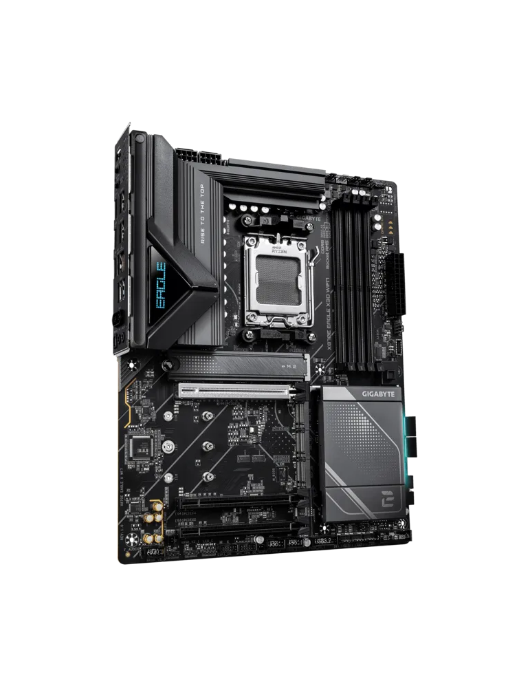 Дънна платка GIGABYTE X870E EAGLE X3D WiFi7, AM5 Socket, DDR5, PCIe 5.0, Wi-Fi 7 - 3