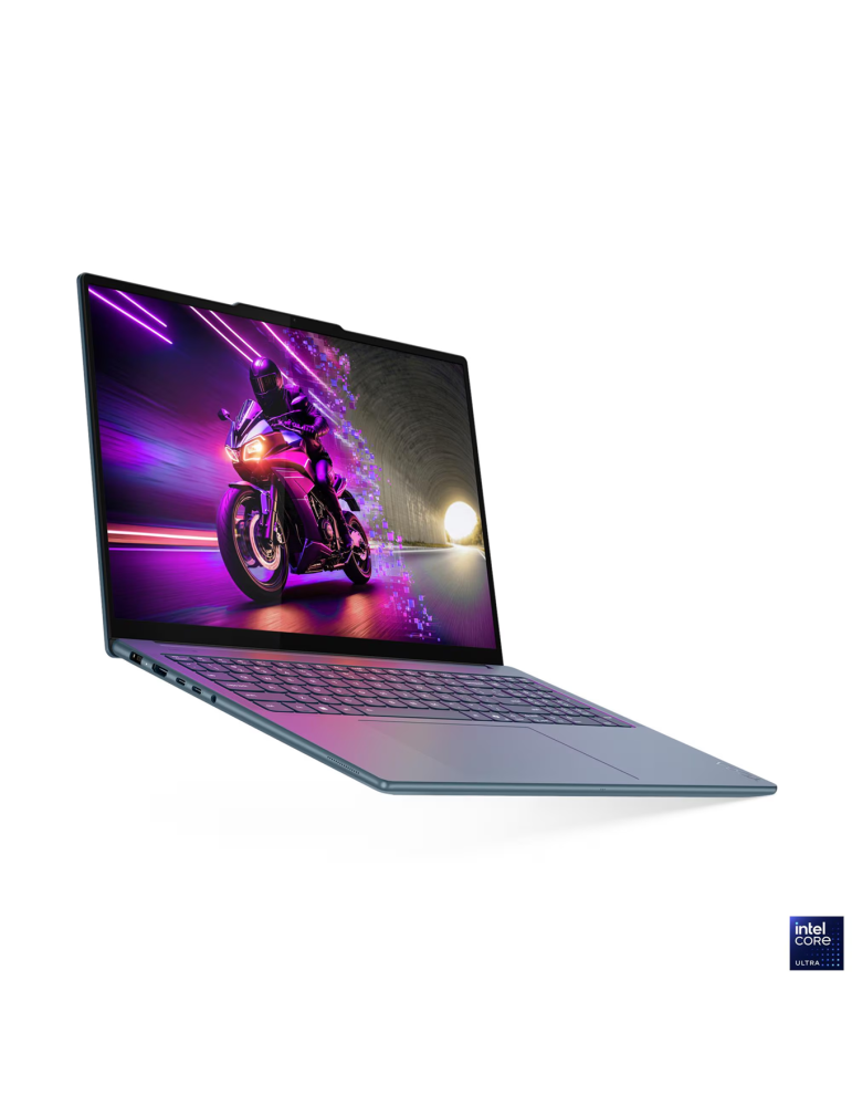 Лаптоп Lenovo Yoga Pro 9 16, 16" IPS 2880x1800, Intel Core Ultra 7 255H, RTX 5050 8GB, 32GB LPDDR5X, 1TB SSD, Win 11 Home - 83L0