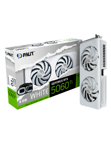 Видео карта PALIT GeForce RTX 5060 Ti, 8GB GDDR7 128-bit, 2407MHz, 1x HDMI 2.1b 3x DP 2.1b - NE7506TU19P1-GB2062M - 1