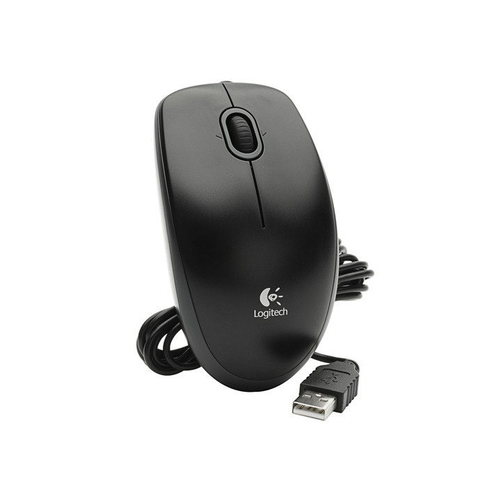 Мишка Logitech B100, US, черен - 910-003357