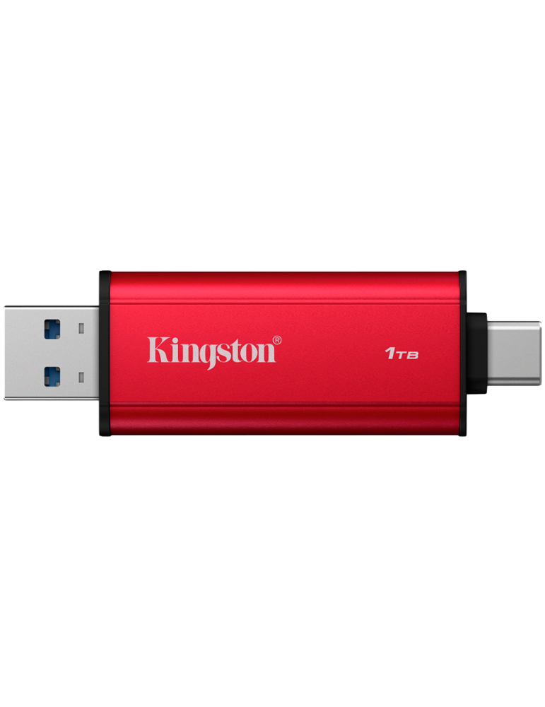 Външен диск Kingston Dual USB-A/C, 1TB SSD, USB 3.2 Gen 2, до 1050MB/s - SPSD/1TB - 2