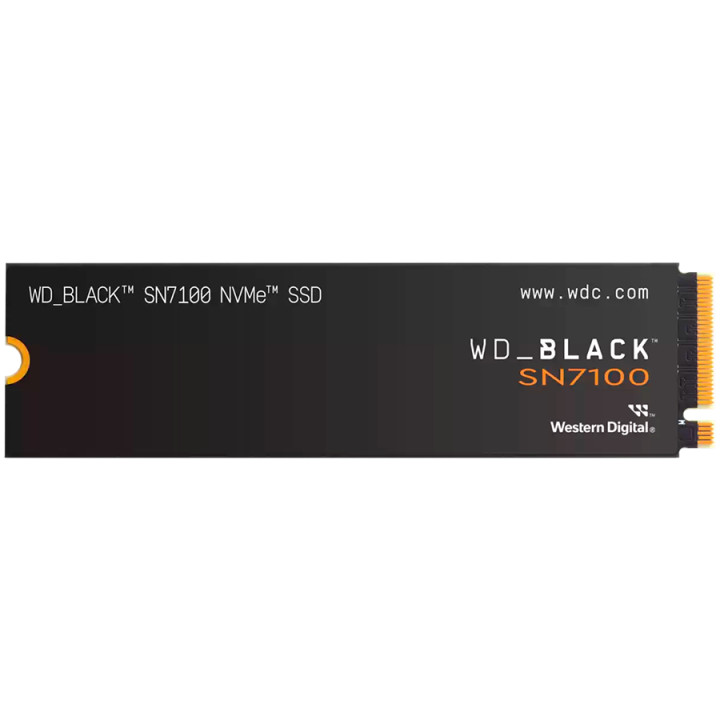 SSD диск Western Digital WD Black SN7100, 2TB NVMe M.2 2280 PCIe Gen4, 7250MB/s четене, 6900MB/s запис - WDS200T4X0E-00CJA0 - 1