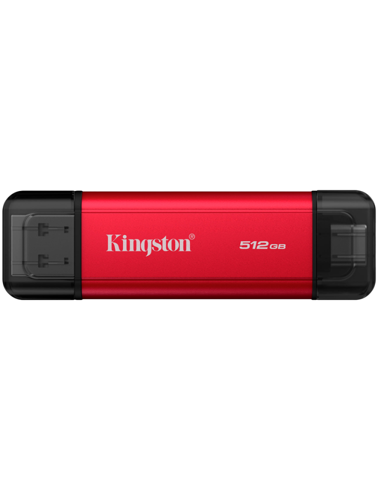 Външен диск Kingston Dual USB-A/C Portable SSD, 512GB, USB 3.2 Gen 2, 1050MB/s - SPSD/512GB - 2