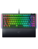 Механична гейминг клавиатура Razer BlackWidow V4 75%, 75% механична, USB тип C, Razer Chroma RGB, 8000Hz, Phantom Green - RZ03-0