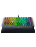 Механична гейминг клавиатура Razer BlackWidow V4 75%, 75% механична, USB тип C, Razer Chroma RGB, 8000Hz, Phantom Green - RZ03-0