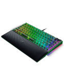 Механична гейминг клавиатура Razer BlackWidow V4 75%, 75% механична, USB тип C, Razer Chroma RGB, 8000Hz, Phantom Green - RZ03-0