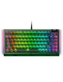 Механична гейминг клавиатура Razer BlackWidow V4 75%, 75% механична, USB тип C, Razer Chroma RGB, 8000Hz, Phantom Green - RZ03-0