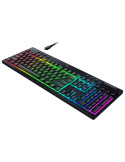 Безжична геймърска механична нископрофилна клавиатура Razer BlackWidow V4 Low-profile HyperSpeed, Green Switch, US Layout - RZ03