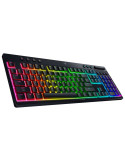 Безжична геймърска механична нископрофилна клавиатура Razer BlackWidow V4 Low-profile HyperSpeed, Green Switch, US Layout - RZ03