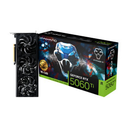 Видео карта GAINWARD GeForce RTX 5060 Ti Python III OC, 16GB GDDR7, 128-bit, 28Gbps, PCI-E Gen 5 - 	NE7506TS19T1-GB2061T - 1