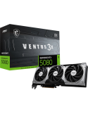 Видео карта MSI GeForce RTX 5080 VENTUS 3X OC, 16GB GDDR7 - 912-V531-428 - 1