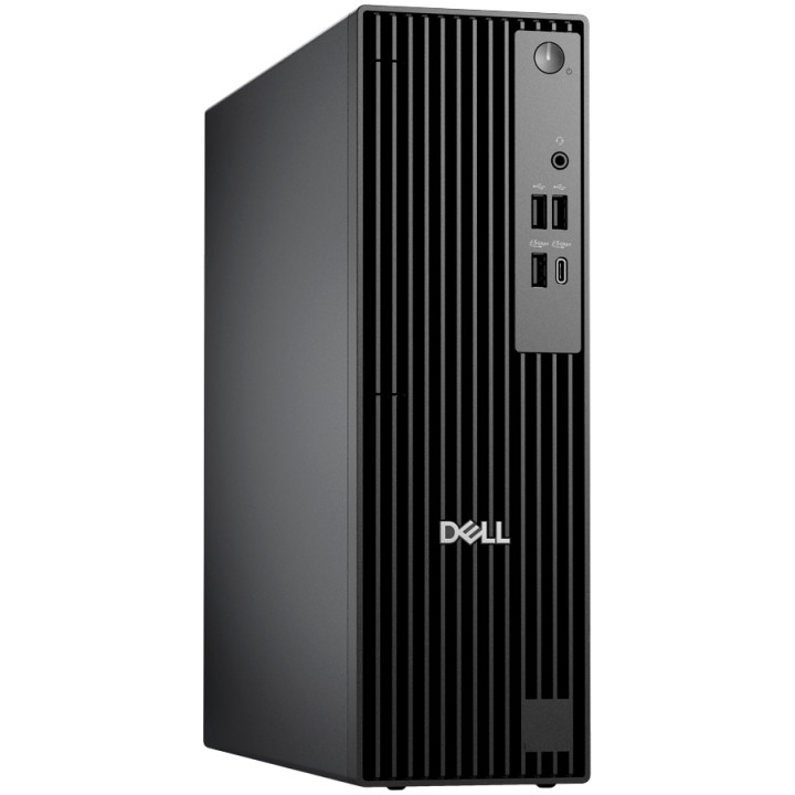 Настолен компютър Dell Pro Slim QCS1250, Intel Core i3-14100, 16GB DDR5, 512GB SSD, Ubuntu - BTO004_QCS1250_EMEA_UBU - 1