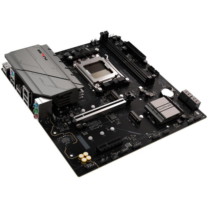 Дънна платка SAPPHIRE AMD PULSE A620AM, Socket AM5, 2x DDR5 DIMM до 64GB, PCIe 4.0, 1x M.2 NVMe Gen4, 1x M.2 NVMe Gen3, Micro AT