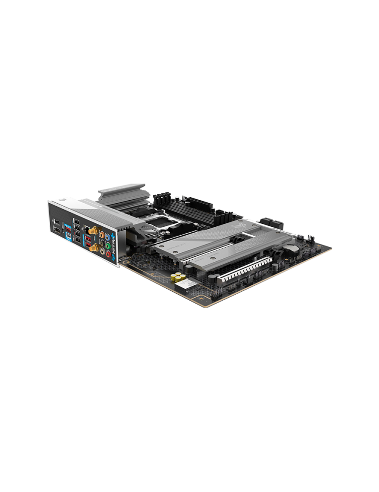 Дънна платка SAPPHIRE NITRO+ B850 AM5, AMD Ryzen Socket AM5, 4x DDR5 8000MHz, 1x M.2 Gen5, 2x M.2 Gen4, WiFi 7, 2.5Gbps LAN, ATX