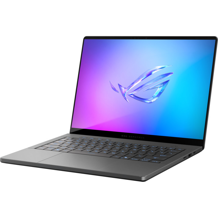 Гейминг лаптоп ASUS ROG Zephyrus 14" AMD Ryzen AI 9 HX 370, RTX 5070 Ti, 32GB LPDDR5X, 1TB SSD - 90NR0M53-M007P0 - 3