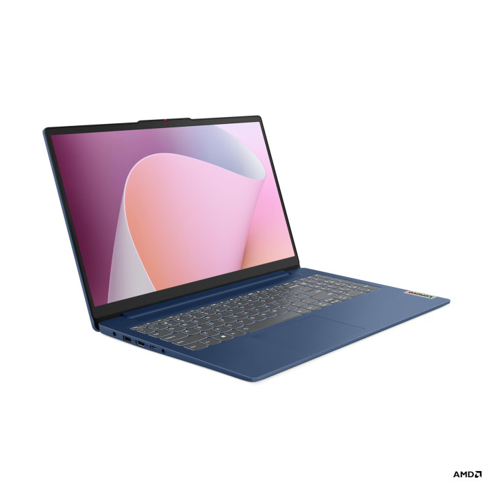 Лаптоп Lenovo IdeaPad Slim 15, 15.6" IPS 1920x1080, AMD Ryzen 5 7520U, 16GB LPDDR5, 512GB SSD, без ОС - 82XQ00TPBM - 2