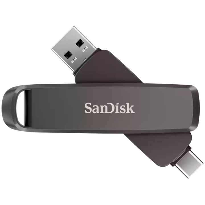 USB флаш памет SanDisk Extreme PRO Dual Drive, 1TB, USB 3.2 Gen 2, Type-A/Type-C, 1000/900MB/s - SDDDE1-1T00-G46 - 1