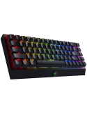 Безжична механична клавиатура Razer BlackWidow V3 Mini HyperSpeed, механична, безжична, 65%, Razer Green Switch, 80 млн. циклуса
