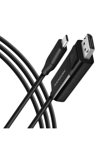 USB-C към DisplayPort кабел AXAGON RVC-DPC, 1.8m, черен - RVC-DPC - 1