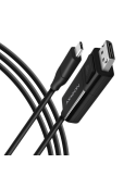 USB-C към DisplayPort кабел AXAGON RVC-DPC, 1.8m, черен - RVC-DPC - 1