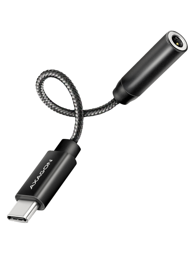 USB-C към 3.5mm аудио адаптер AXAGON ADA-HC, Hi-Res DAC 32bit 384kHz - 8595247908193 - 1