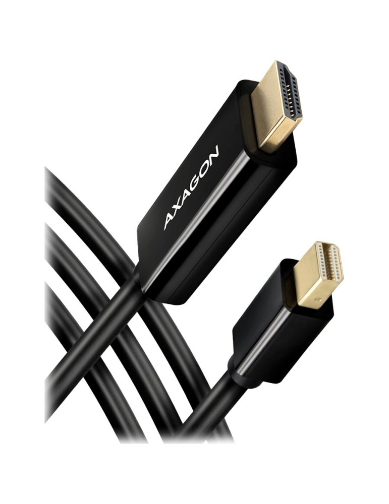 Кабел AXAGON RVDM-HI14C2 Mini DisplayPort към HDMI 1.4, 1.8m, 4K/30Hz - RVDM-HI14C2 - 1