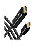 Кабел AXAGON RVDM-HI14C2 Mini DisplayPort към HDMI 1.4, 1.8m, 4K/30Hz - RVDM-HI14C2 - 1