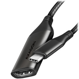 USB-C към HDMI адаптер AXAGON RVC-HI2M, 25cm, 4K/60Hz, Алуминий - RVC-HI2M - 1