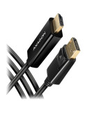 Кабел AXAGON RVD-HI14C2, DisplayPort to HDMI 1.4, 1.8m, 4K/30Hz, позлатени конектори - RVD-HI14C2 - 1
