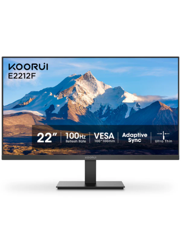 Монитор KOORUI 22 E2212F, 22" VA 1920x1080 100Hz, 5ms, HDMI/VGA - 1