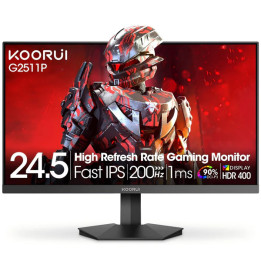 Монитор KOORUI G2511P, 25" IPS 1920x1080 200Hz, 1ms - 1