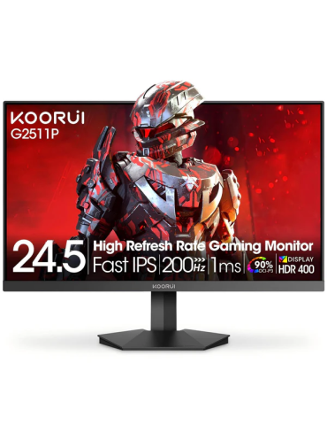 Монитор KOORUI G2511P, 25" IPS 1920x1080 200Hz, 1ms - 1
