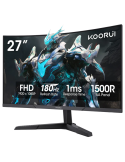Монитор KOORUI 27E6CA, 27" VA 1920x1080 180Hz, 1ms, R1500 крива, 99% sRGB - 2