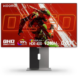 Монитор KOORUI 27 S2721XO, 27" OLED 2560x1440 240Hz, 0.03ms, 99% DCI-P3, DP 1.4, HDMI 2.1 - 1