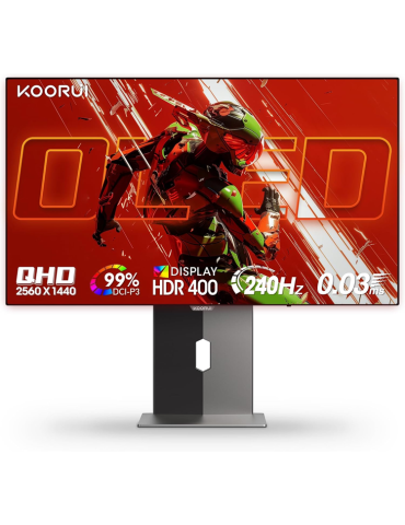 Монитор KOORUI 27 S2721XO, 27" OLED 2560x1440 240Hz, 0.03ms, 99% DCI-P3, DP 1.4, HDMI 2.1 - 1
