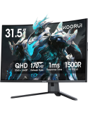Монитор KOORUI G3221S, 32" VA 2560x1440 170Hz 1500R, 1ms, 90% DCI-P3 - 1