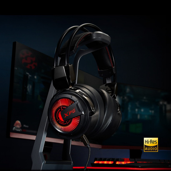 Професионални гейминг слушалки ADATA XPG Precog, USB, микрофон, 5Hz-50kHz - 75261462 - 2