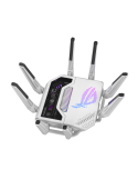 Рутер ASUS ROG Rapture GT-BE19000AI, WiFi 7 BE19000, Tri-Band 2.4GHz/5GHz/6GHz, Quad-core 2.6GHz, 4GB RAM - 90IG09S0-MO9A0C - 2