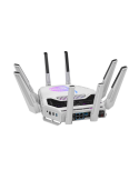 Рутер ASUS ROG Rapture GT-BE19000AI, WiFi 7 BE19000, Tri-Band 2.4GHz/5GHz/6GHz, Quad-core 2.6GHz, 4GB RAM - 90IG09S0-MO9A0C - 4