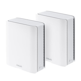 Рутер ASUS ZenWiFi WF7 BT8 2P, WiFi 7 (802.11be), 2.4GHz 2x2 5GHz 3x3 6GHz 3x3, 1GB RAM 128MB Flash - 90IG0930-MO3B20 - 1