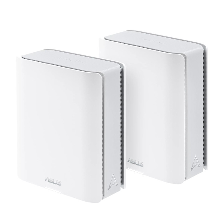 Рутер ASUS ZenWiFi WF7 BT8 2P, WiFi 7 (802.11be), 2.4GHz 2x2 5GHz 3x3 6GHz 3x3, 1GB RAM 128MB Flash - 90IG0930-MO3B20 - 1
