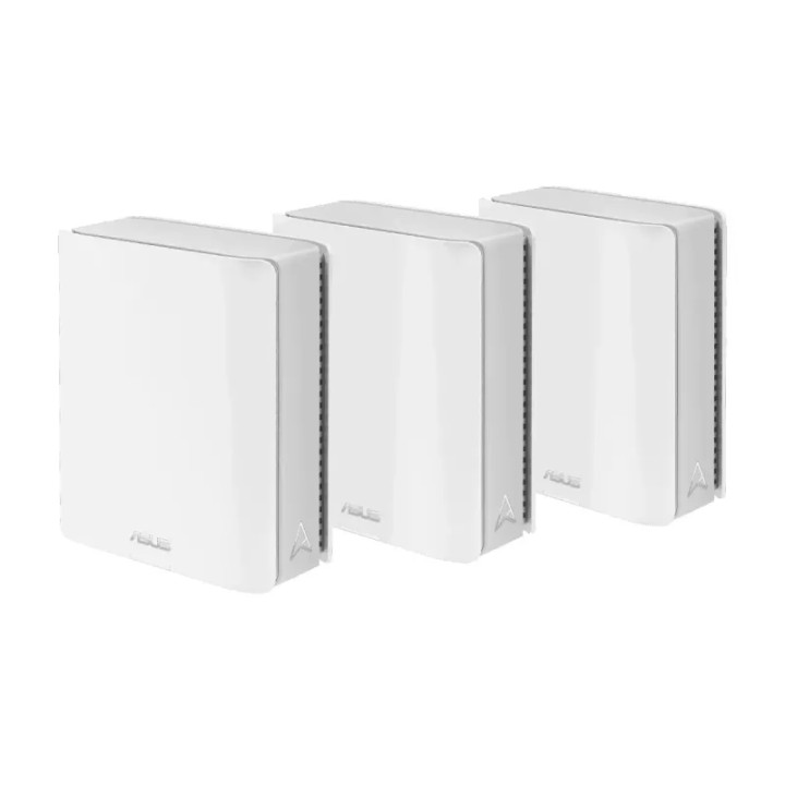 Рутер ASUS ZenWiFi WF7 BT8(W-3-PK), WiFi 7, трибандов, 13Gbps, 1GB RAM, 128MB Flash - 90IG0930-MO3B40 - 1