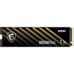 SSD диск MSI SPATIUM M461, 1TB NVMe M.2 PCIe Gen4 5000/3200MB/s - S78-440L1D0-P83 - 1