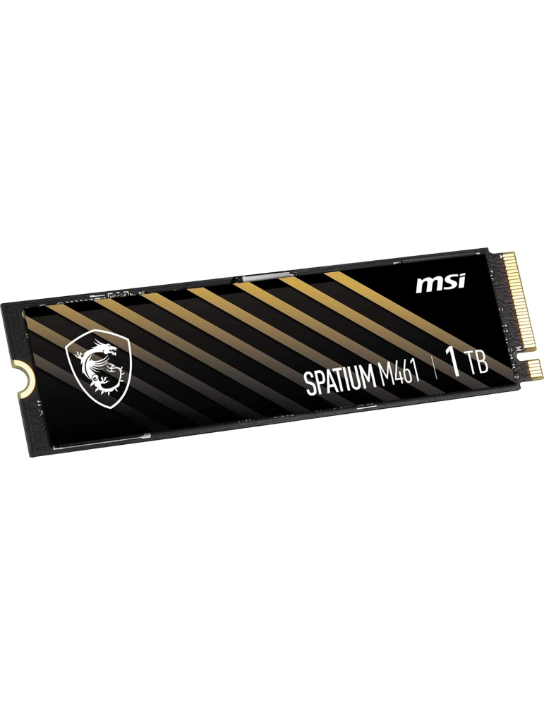 SSD диск MSI SPATIUM M461, 1TB NVMe M.2 PCIe Gen4 5000/3200MB/s - S78-440L1D0-P83 - 2