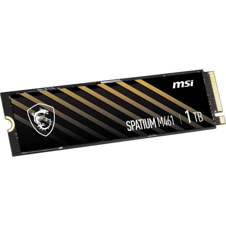 SSD диск MSI SPATIUM M461, 1TB NVMe M.2 PCIe Gen4 5000/3200MB/s - S78-440L1D0-P83 - 2