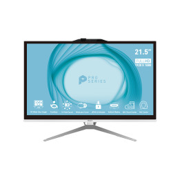 All in One компютър MSI PRO AP222T 13M-435EU, 21.5" IPS 1920x1080 Touchscreen, Intel Pentium G7400, 4GB DDR4, 128GB SSD, Win 11 